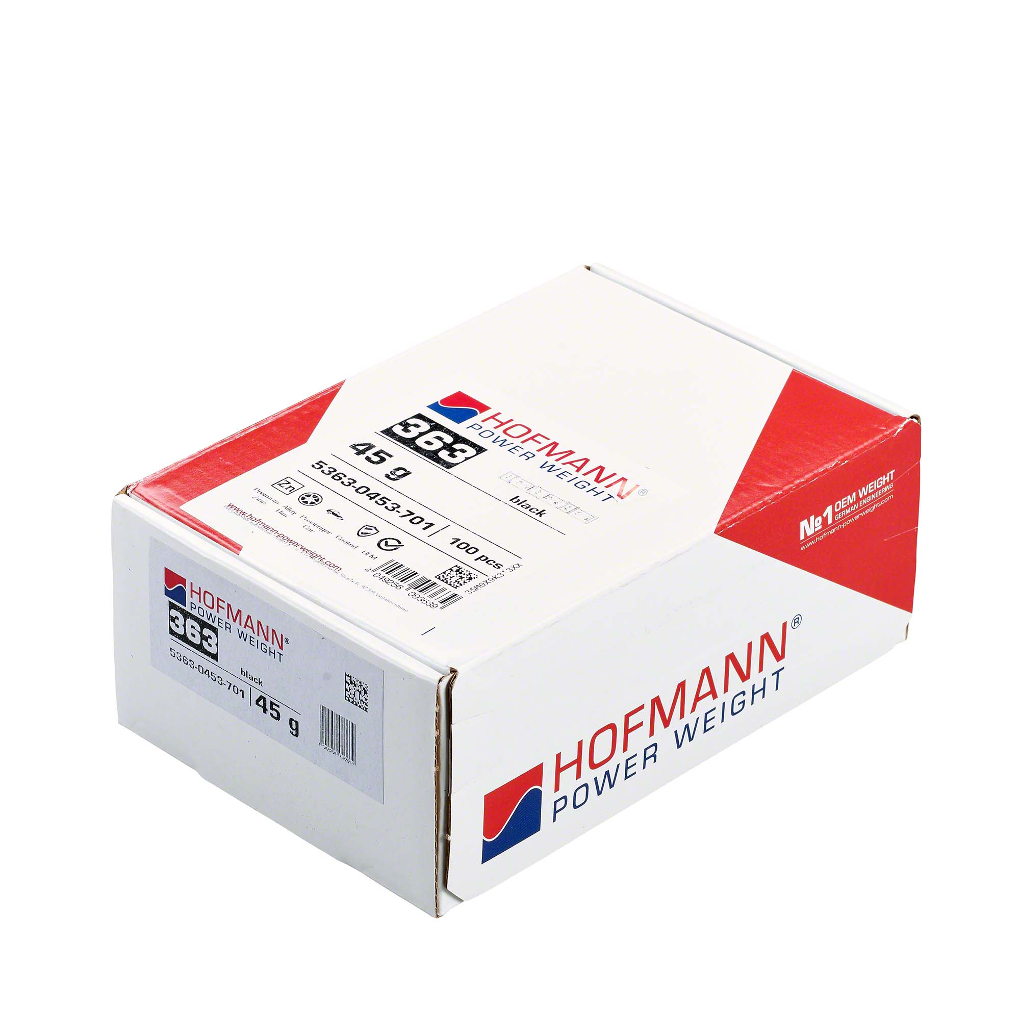 Hofmann klistervikter svart typ-363 45g remsa  - 2