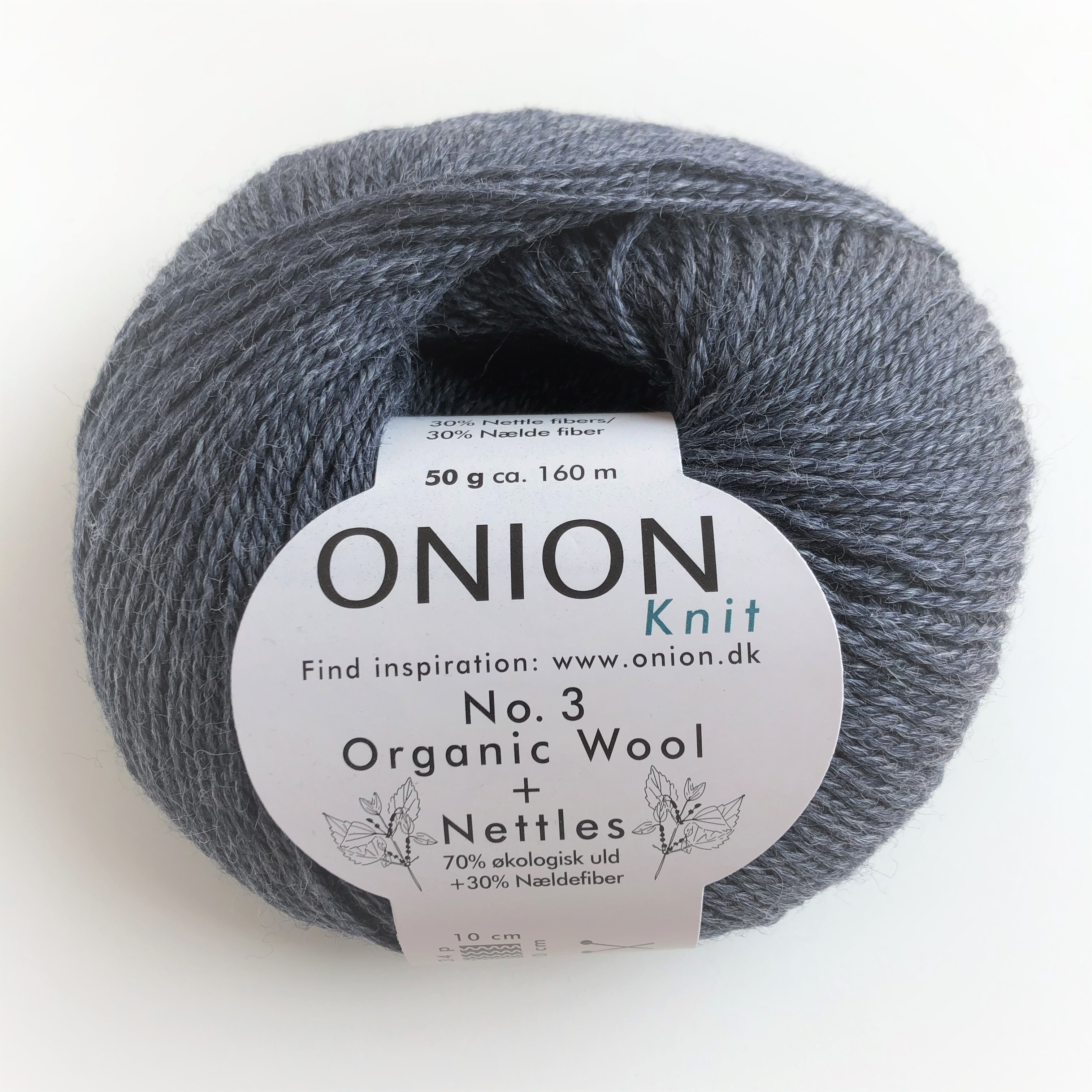 No.3 Organic Wool & Nettles,  1122 dark blue
