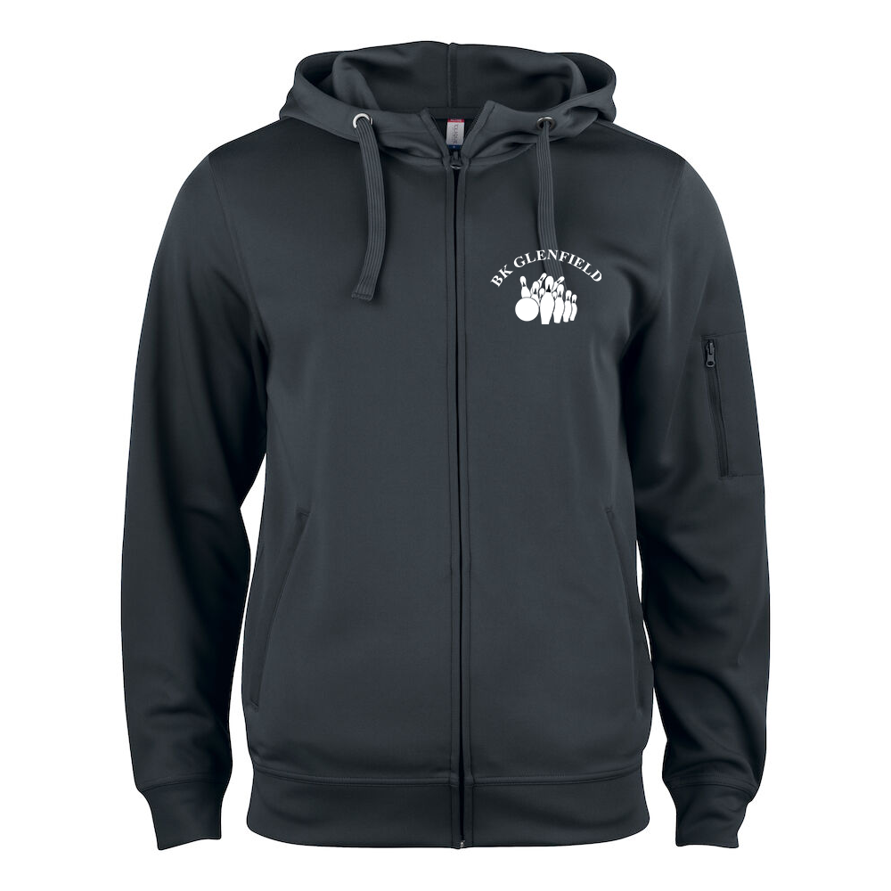 Hoodtröja med dragkedja, unisex, vuxen.