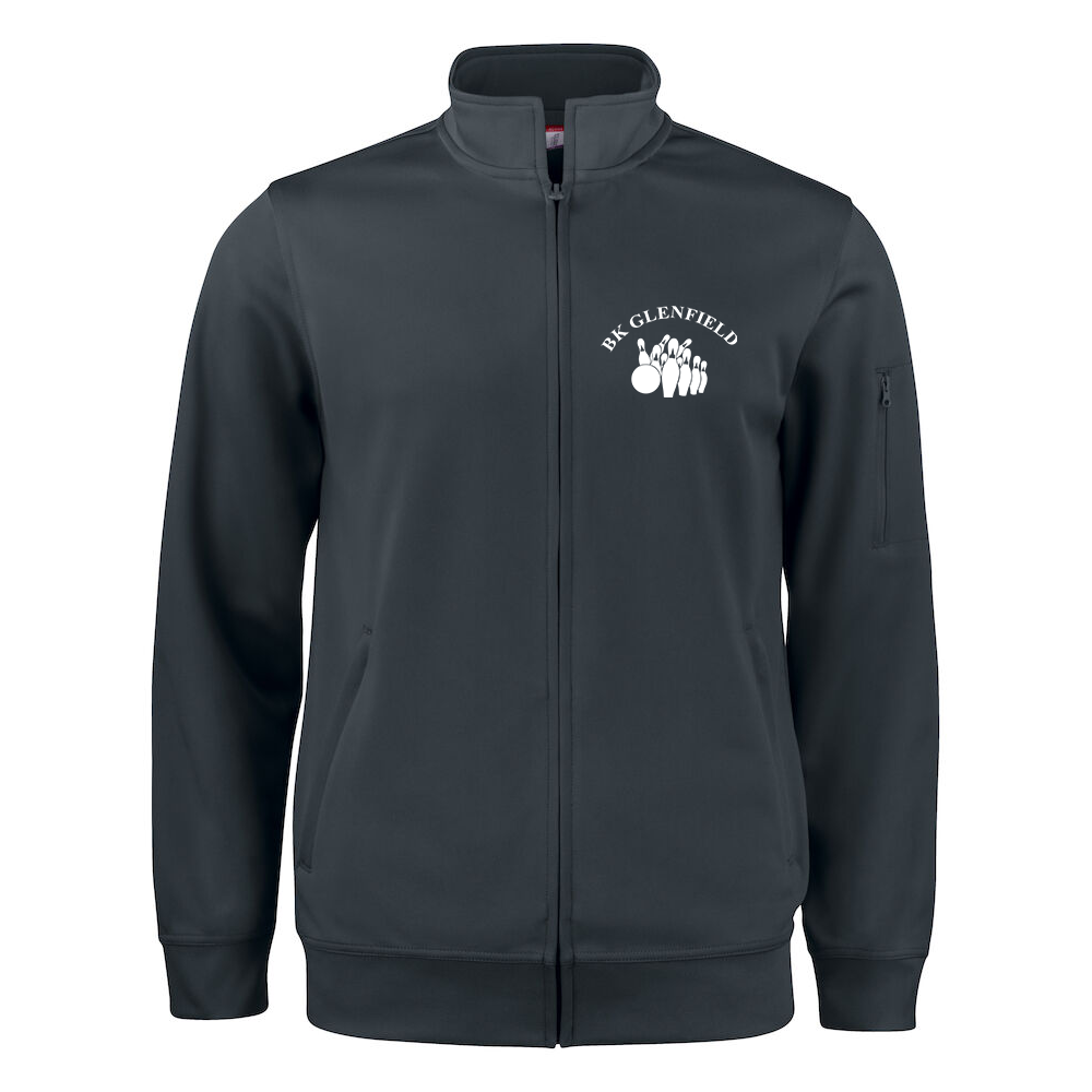 Sweatshirt med dragkedja, unisex, vuxen