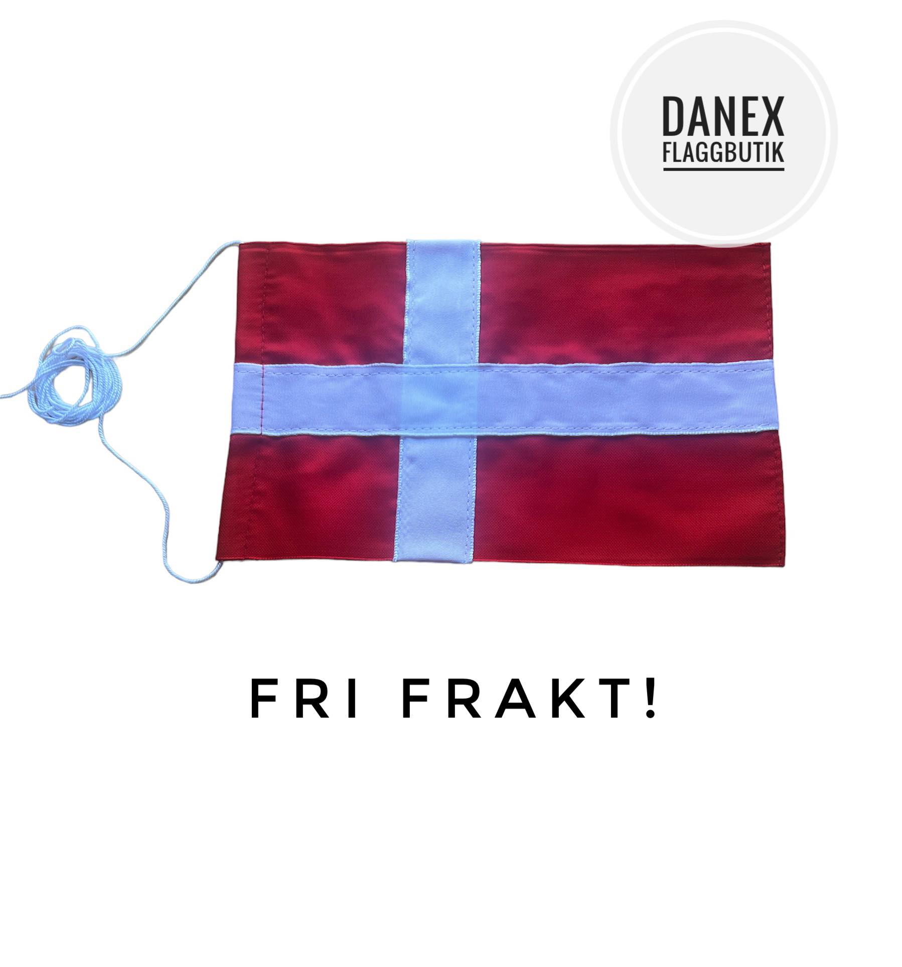 Bordsflagga - Danmark- 12x18 cm
