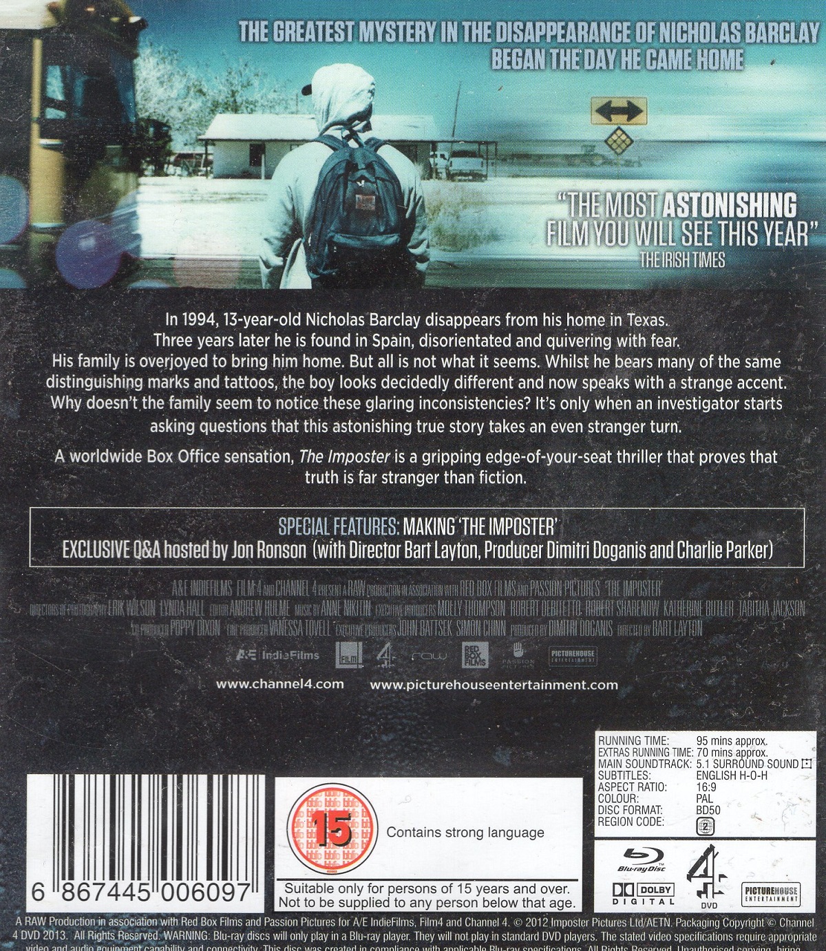 The Imposter (ej svensk text) (Blu-ray) - 2