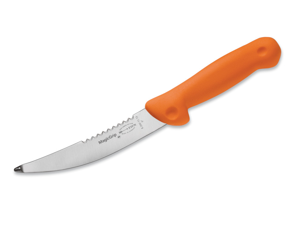 Bukkniv Dick 2641 stålk+tandn, 15 cm / ORANGE