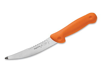 Bukkniv Dick 2641 stålk+tandn, 15 cm / ORANGE