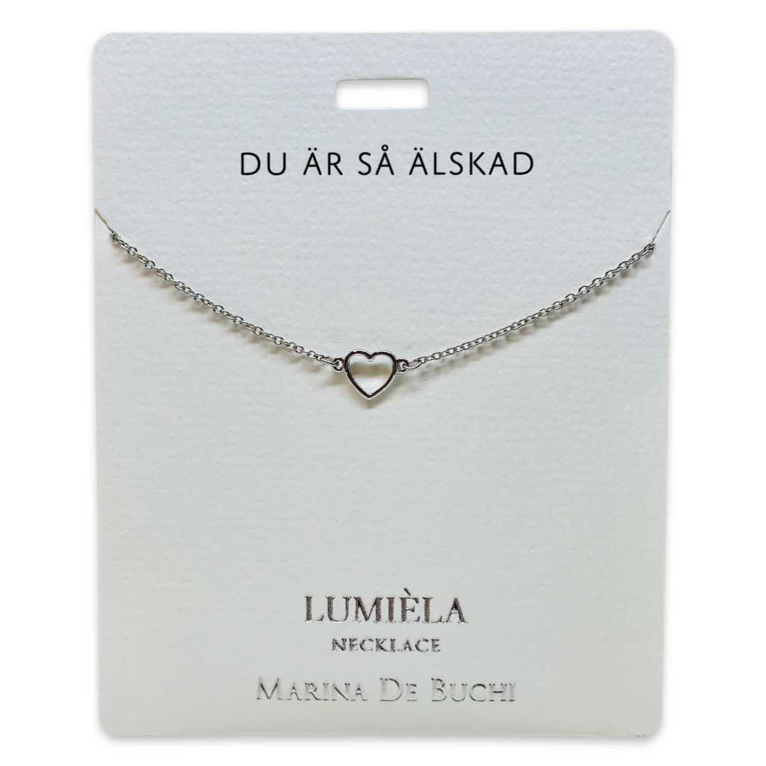 Budskaps Halsband - Hjärta - "Du är så älskad"