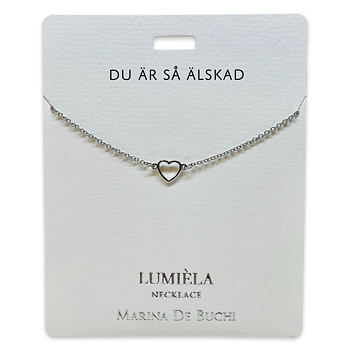 Budskaps Halsband - Hjärta - "Du är så älskad"