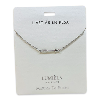 Budskaps Halsband - Pil - "Livet är en resa"