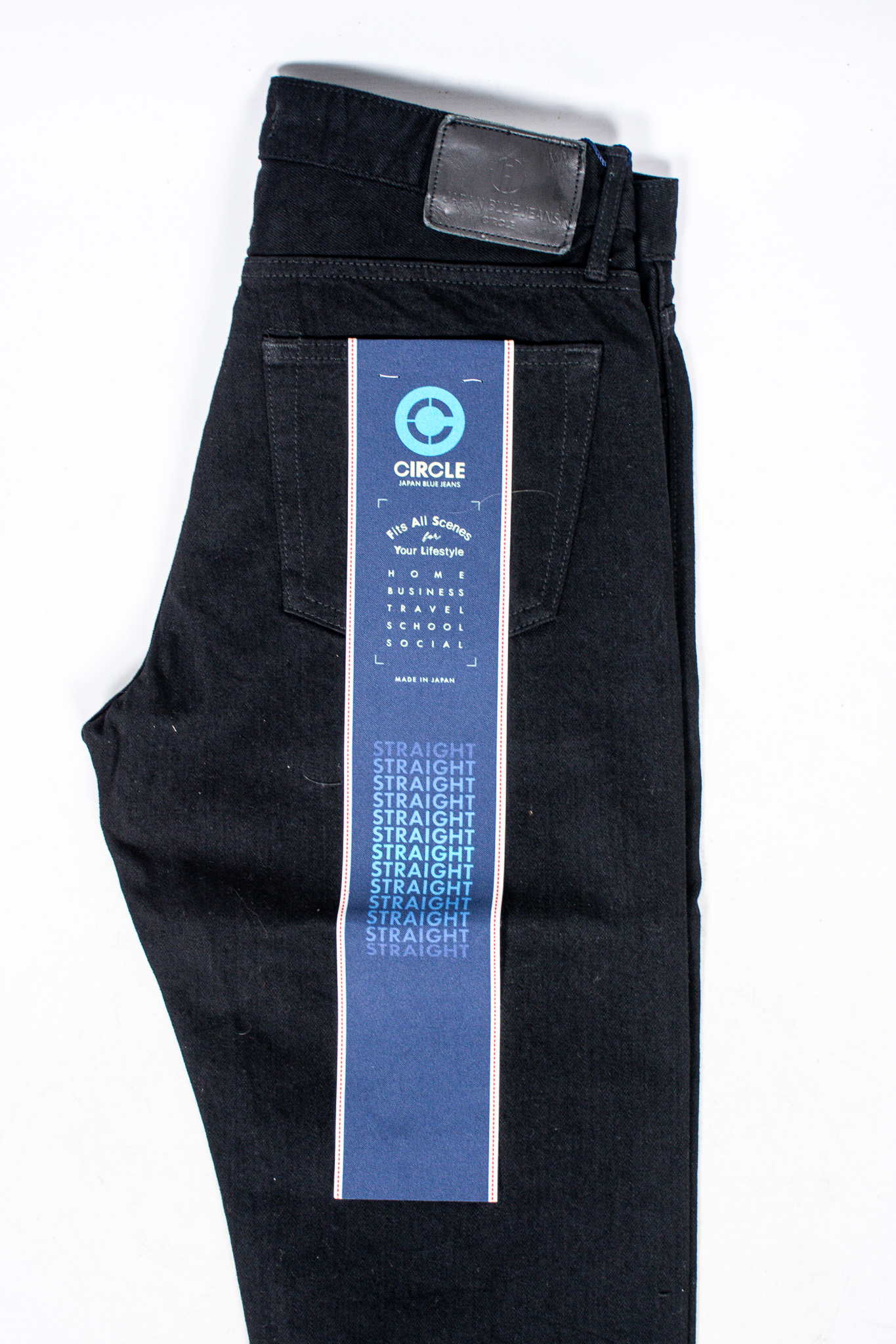 Japan Blue - J314 Circle Straight Jeans Black 14oz - 2