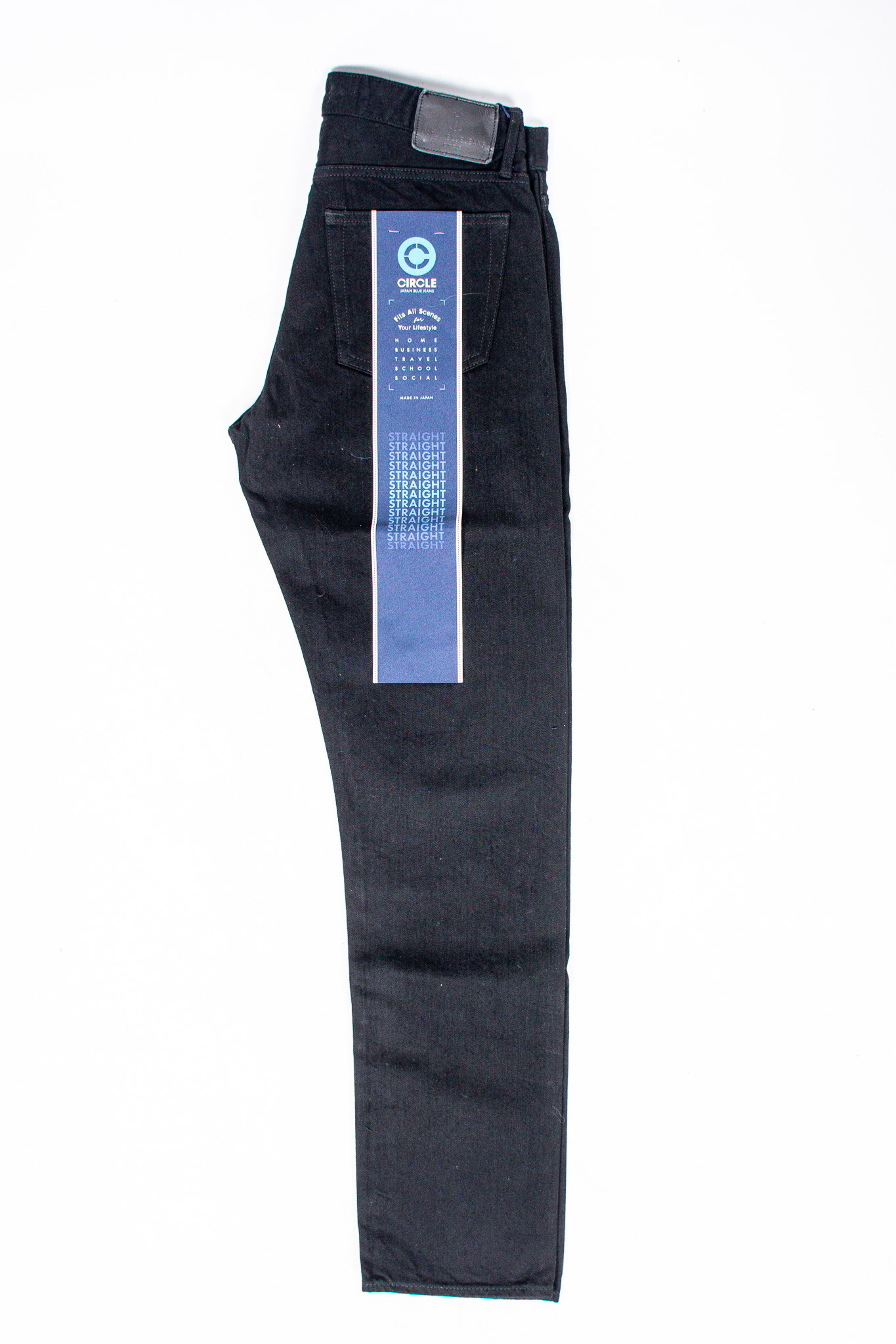 Japan Blue - J314 Circle Straight Jeans Black 14oz