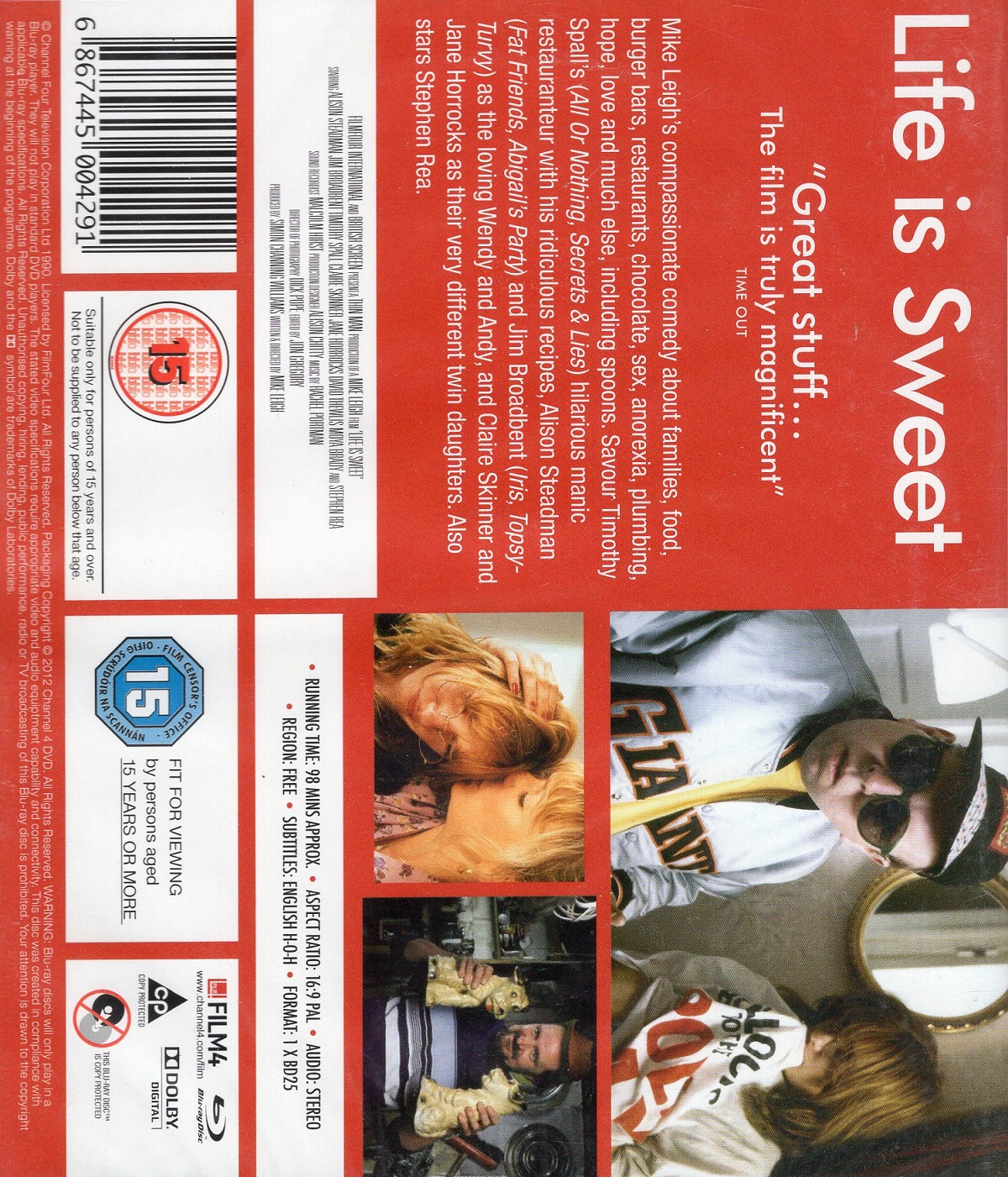 Life Is Sweet (ej svensk text) (Blu-ray) - 2