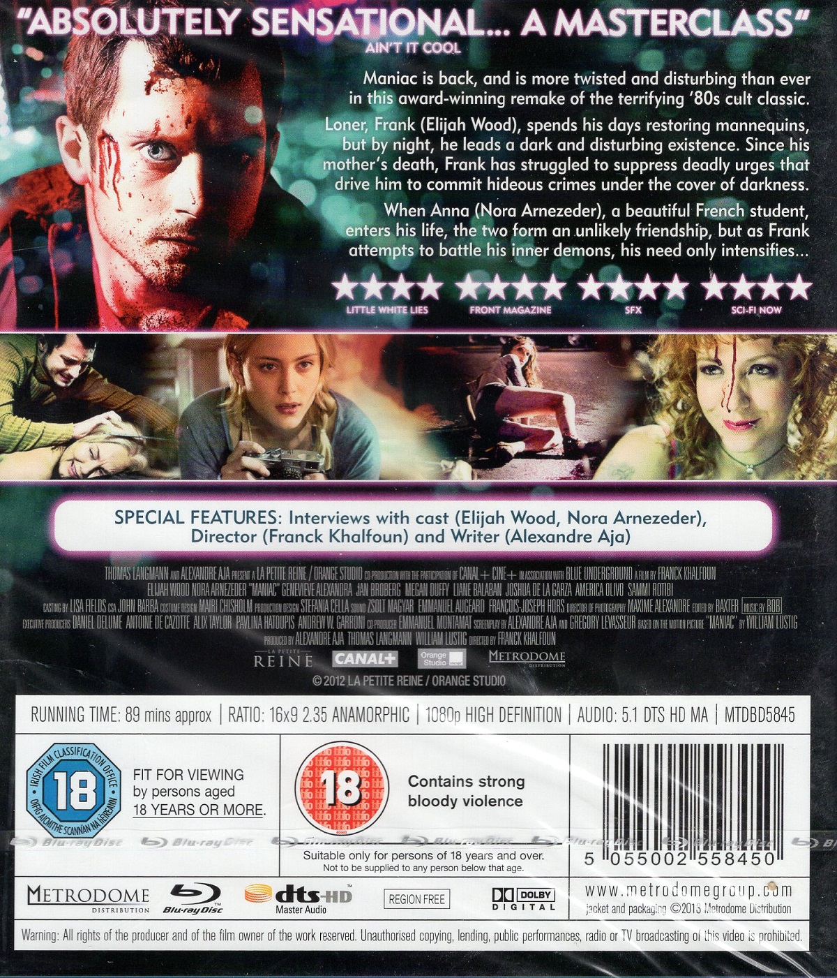 Maniac (ej svensk text) (2012) (Blu-ray) - 2