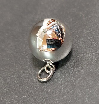 Änglaklocka /  Bola smycken -  Äkta Silver - 14mm