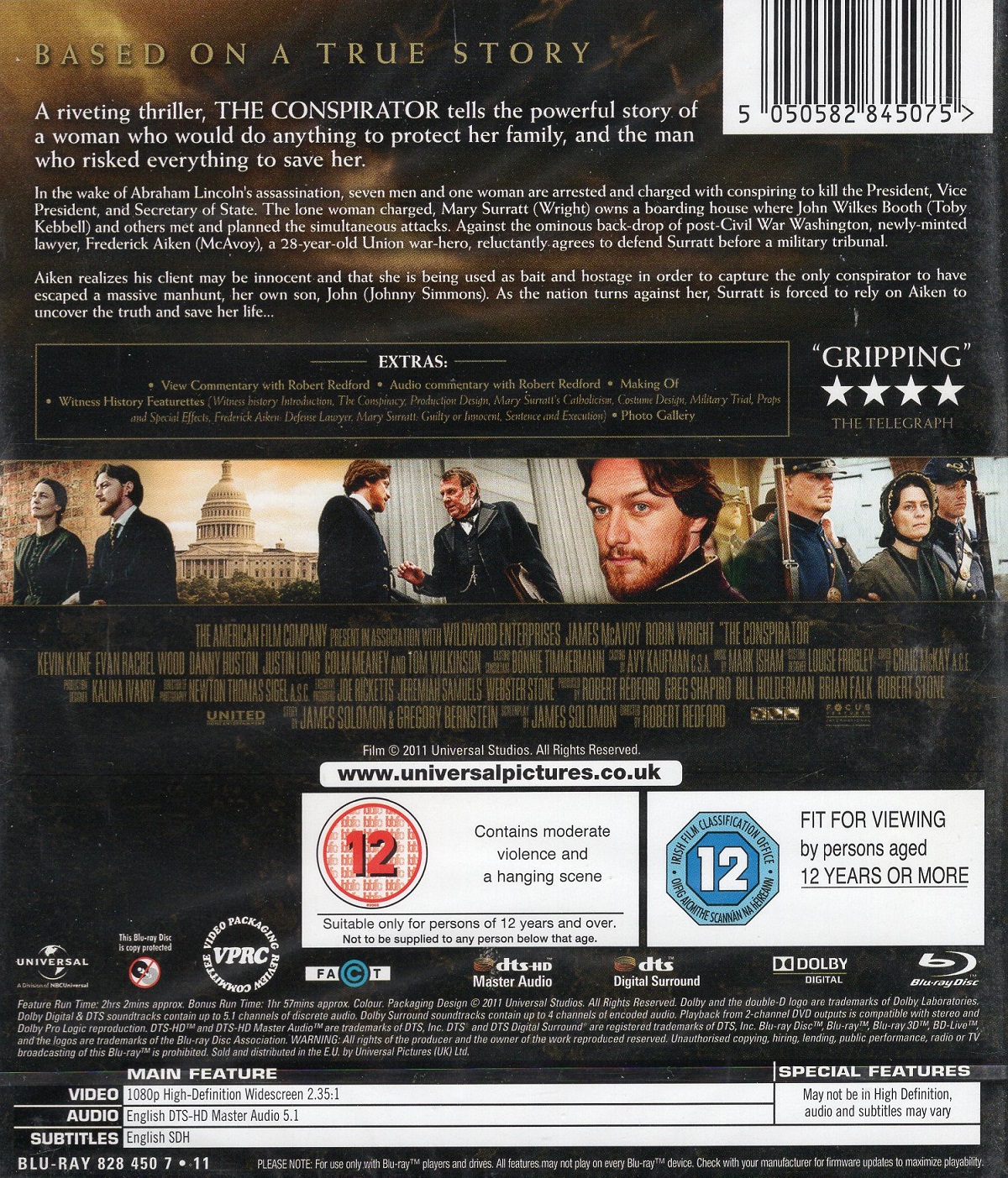 Conspirator (ej svensk text) (Blu-ray) - 2