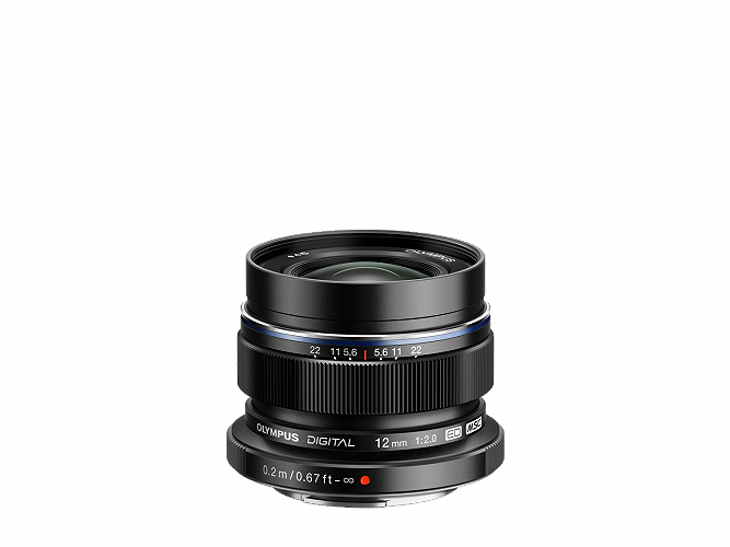 OM- system M.Zuiko Digital ED 12mm F2 (Svart)
