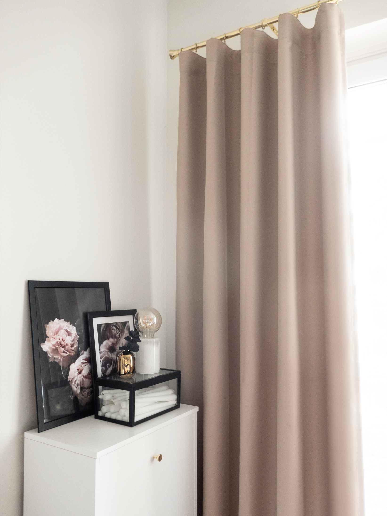 Gardin Dokie, mörkläggande, beige 132x250cm - 3
