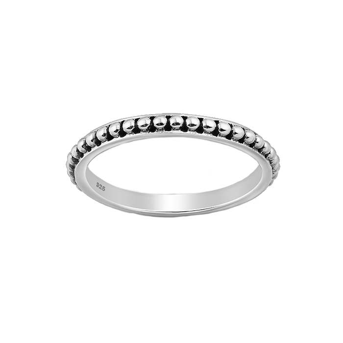 IAMLUND Dotted ring silver