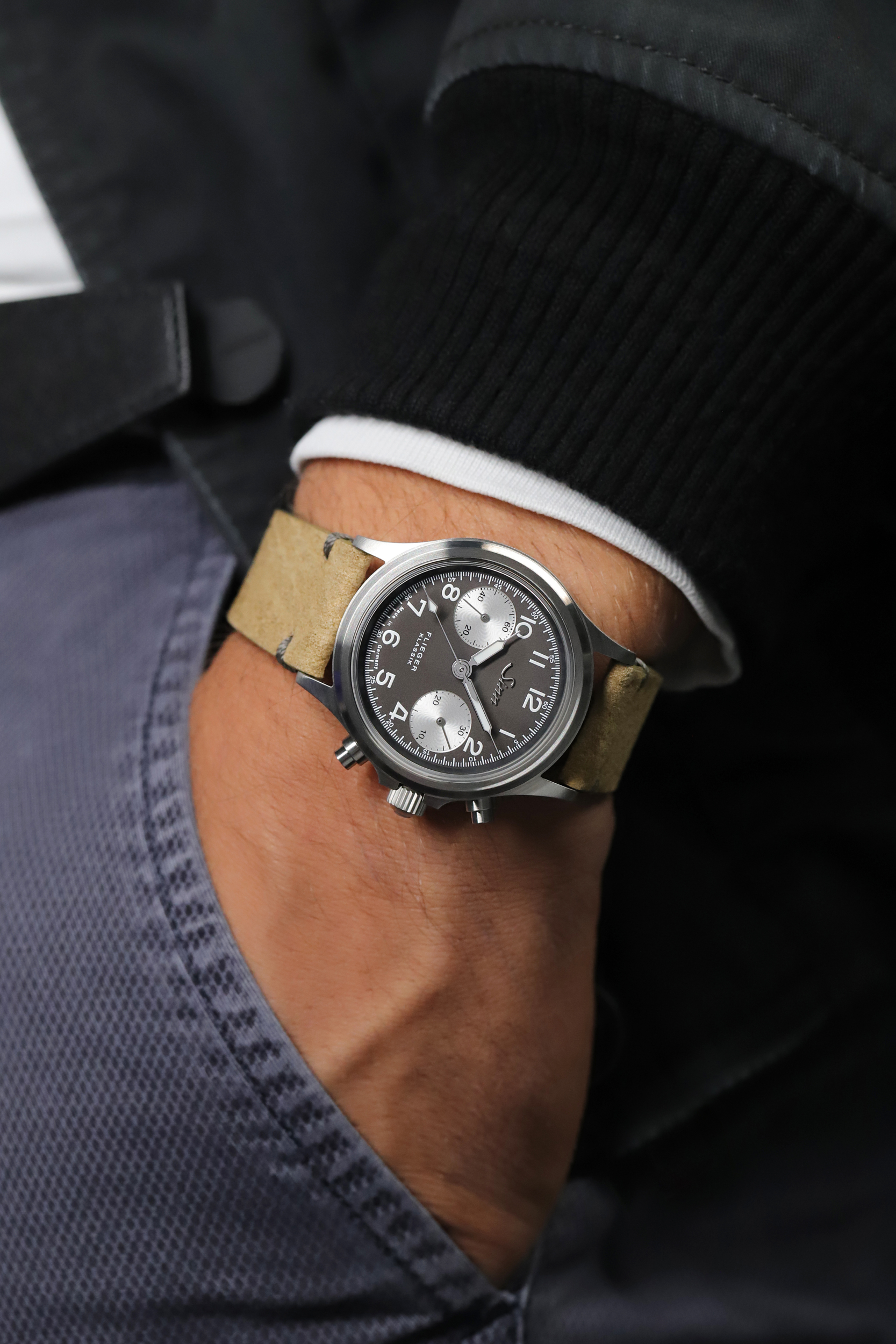 356.0742 Sinn 356 Pilot Classic Anniversary Ltd 500 ex