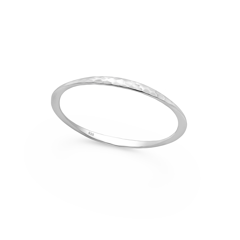 IAMLUND Thin Hammered armring