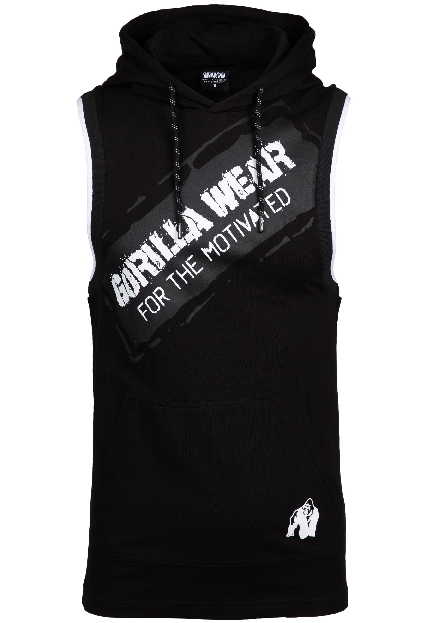 Loretto Hooded Tank Top, black - 3