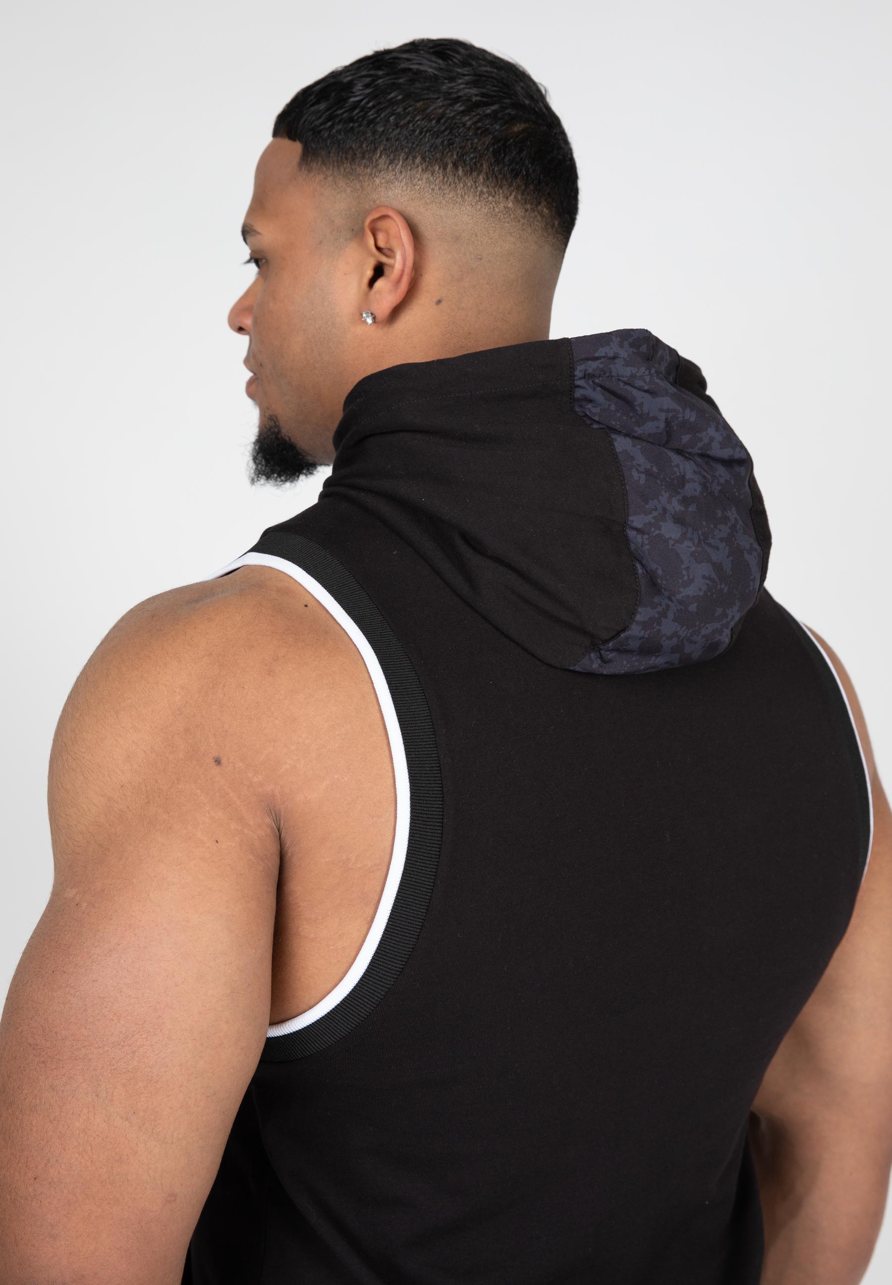 Loretto Hooded Tank Top, black - 6