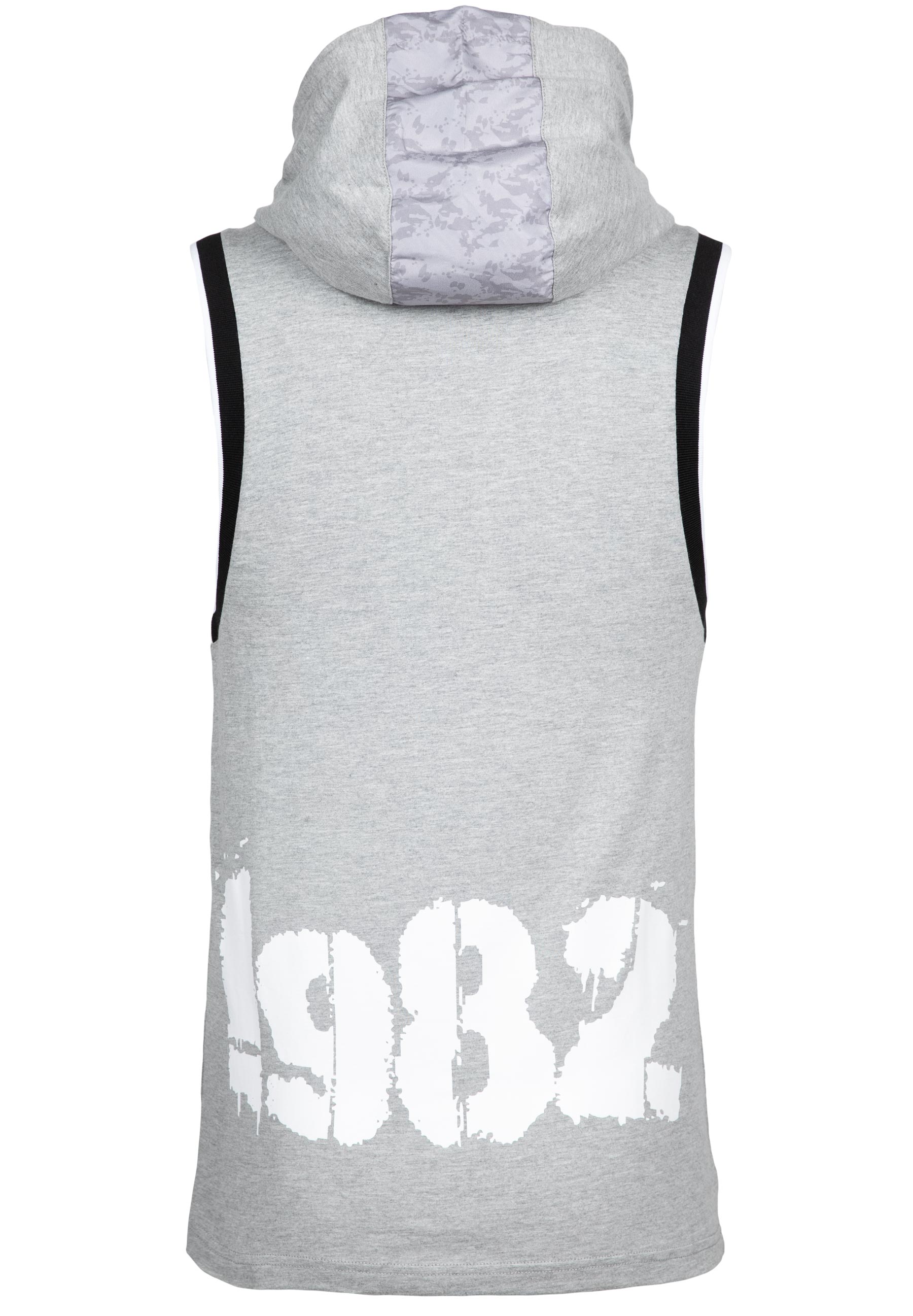Loretto Hooded Tank Top, grey melange - 4