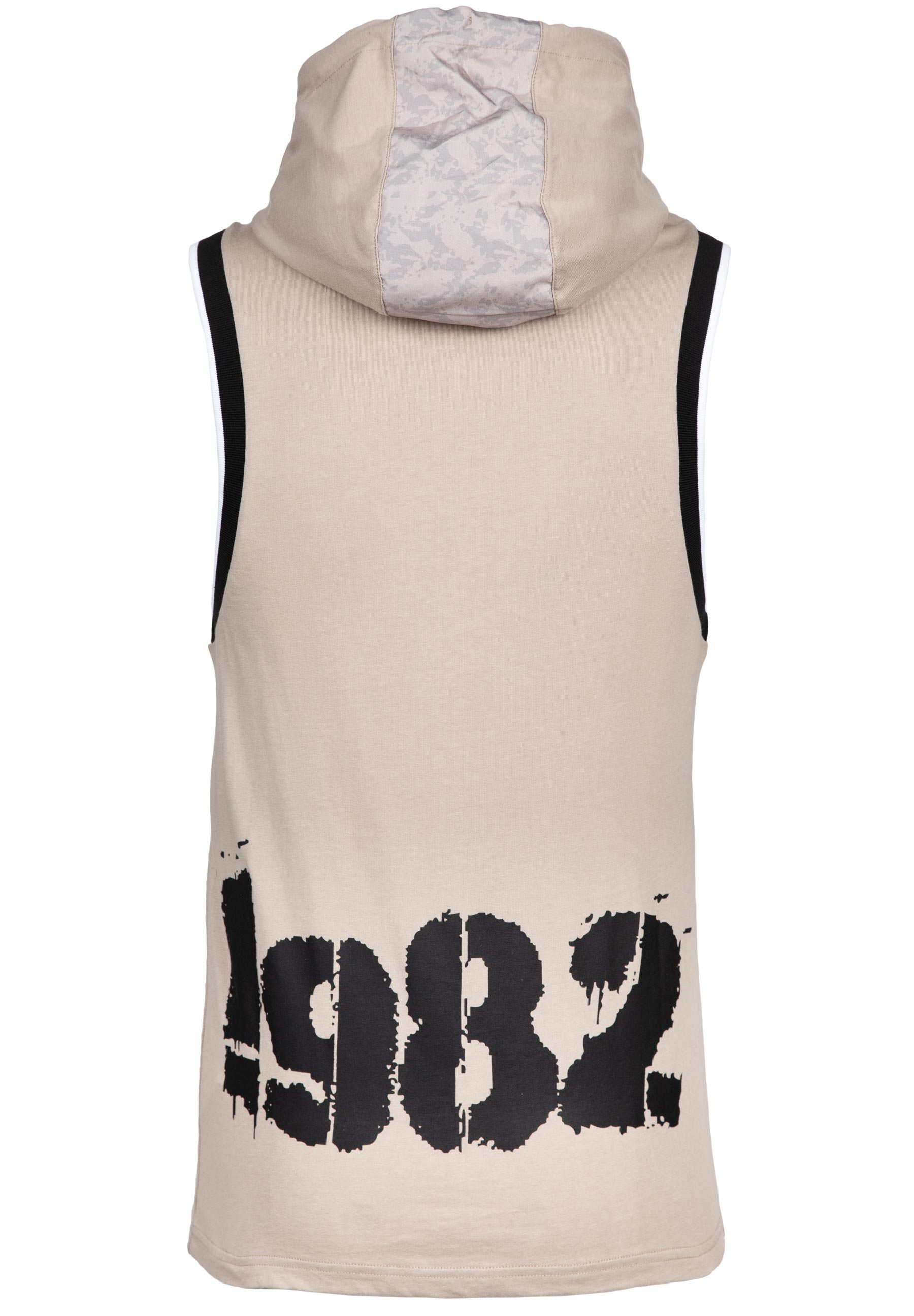 Loretto Hooded Tank Top, beige - 5