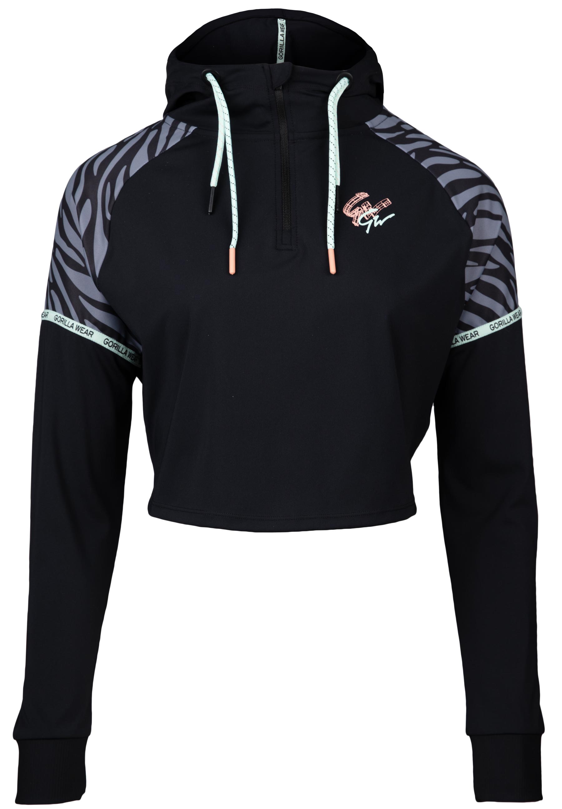Zion Cropped Hoodie, black - 4