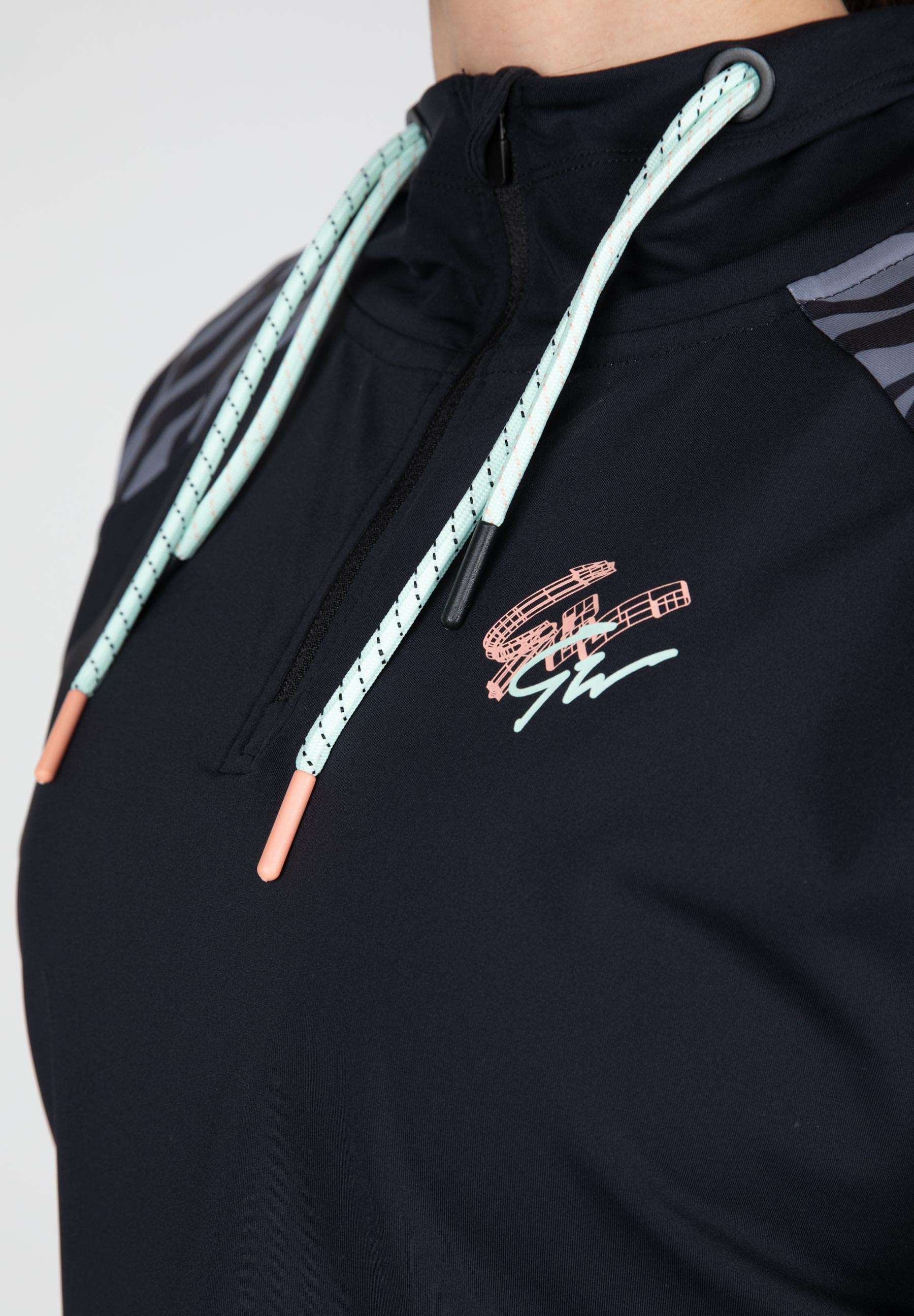 Zion Cropped Hoodie, black - 8