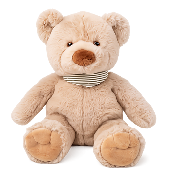 Stor nallebjörn Malte Ecofriend 35 cm - brun - Teddykompaniet