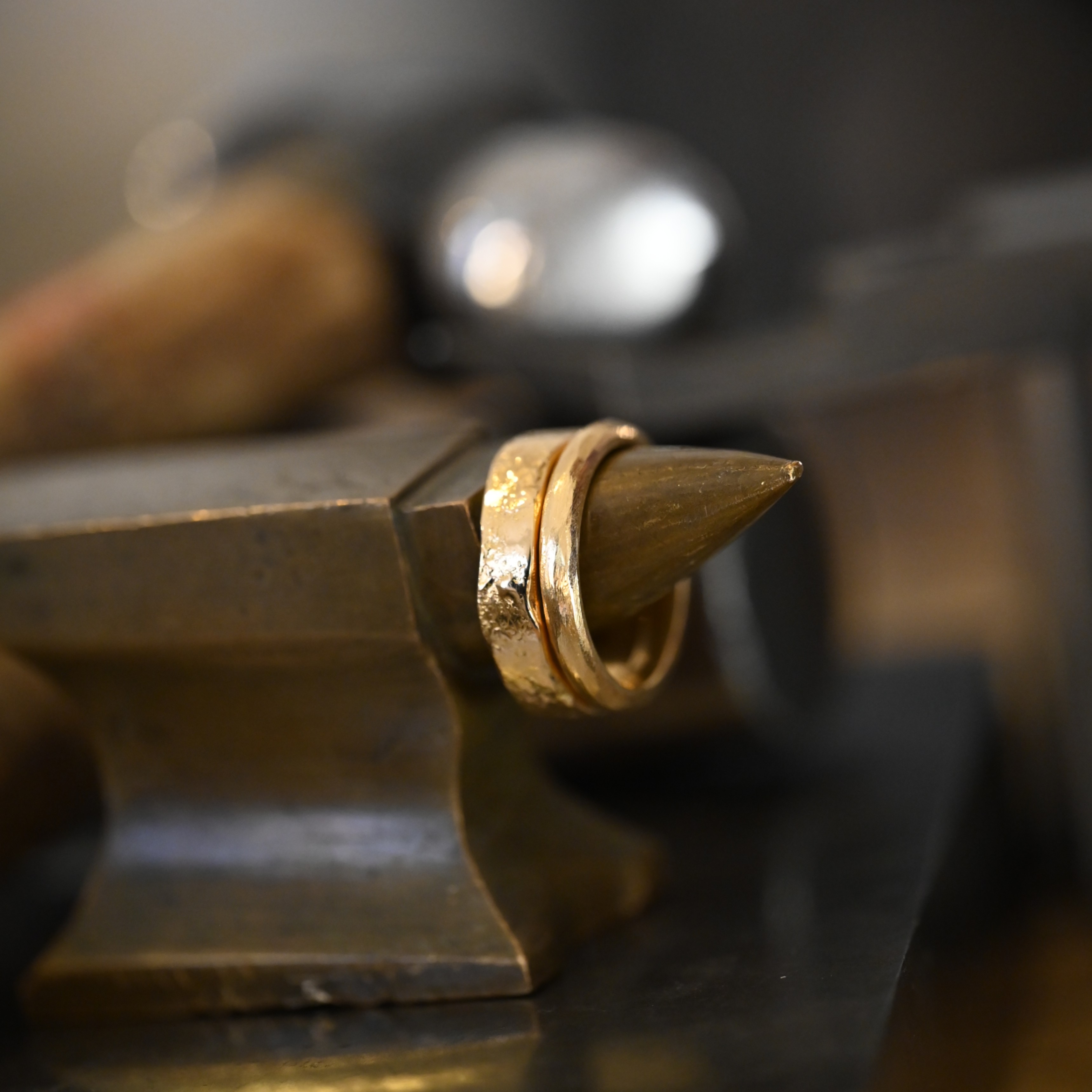 Ring Melted handgjord guld 18 karat  - 3