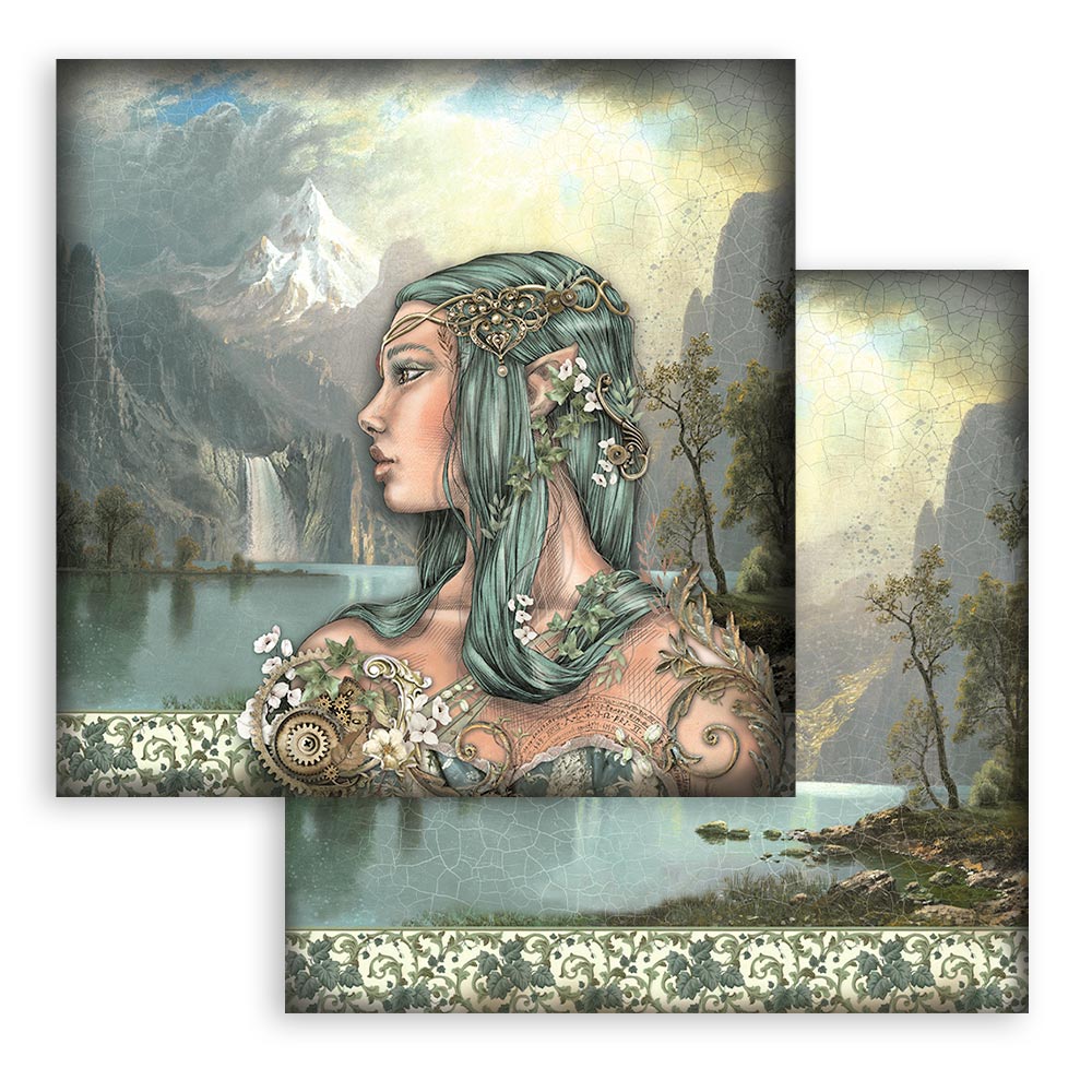 Stamperia - Magic Forest - 10 olika dubbelsidiga ark 12x12" - 3