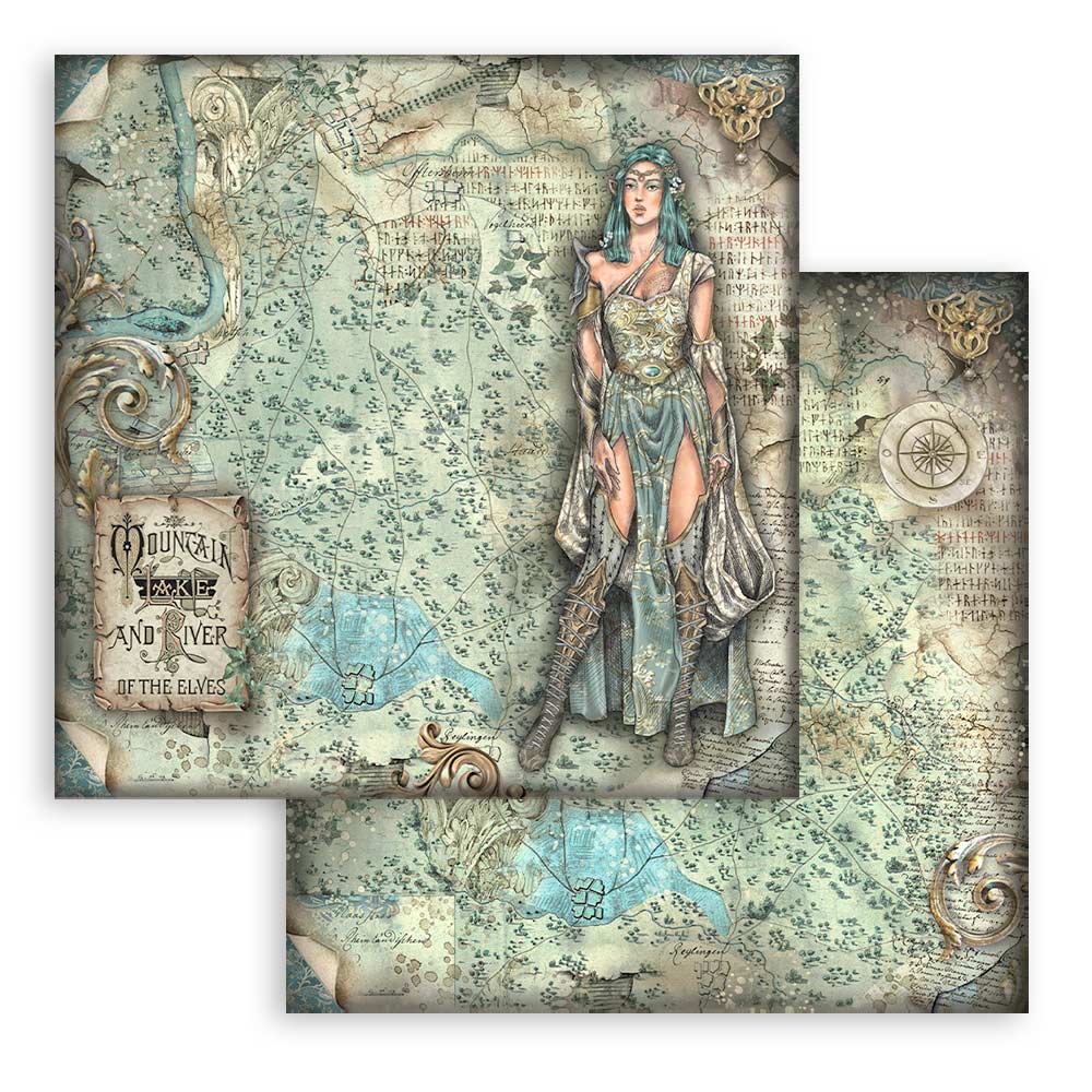 Stamperia - Magic Forest - 10 olika dubbelsidiga ark 12x12" - 5