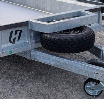 Henra Reservhjul - rulldäck standard - maskintrailer
