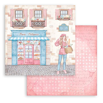 Stamperia - Create Happiness Oh lá lá - 10 olika dubbelsidiga ark 12x12"