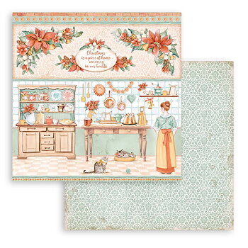 Stamperia - All Around Christmas  - 10 olika dubbelsidiga ark 12x12"