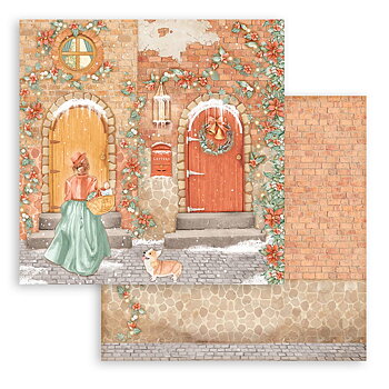 Stamperia - All Around Christmas  - 10 olika dubbelsidiga ark 12x12"
