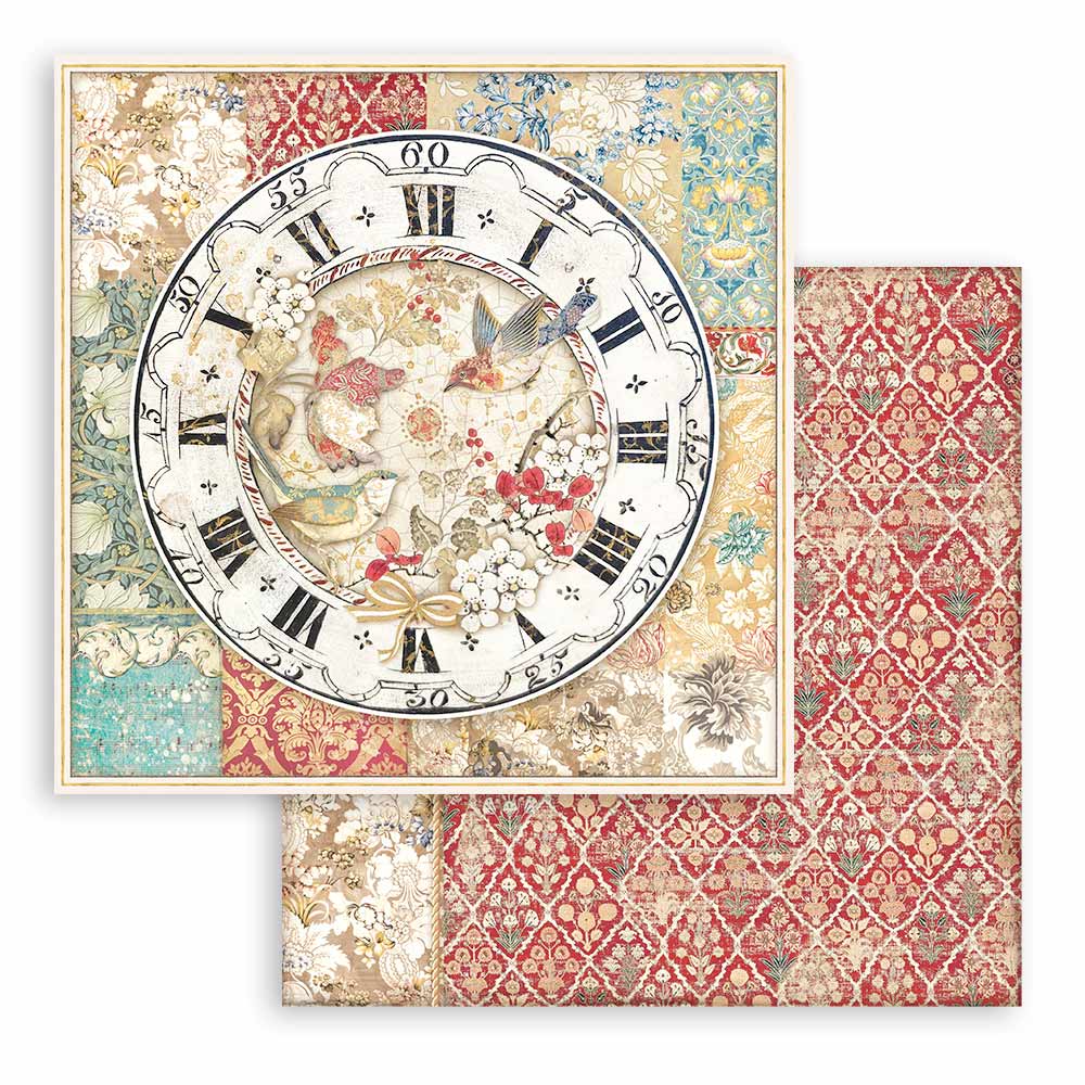Stamperia -  Christmas Greetings  - 10 olika dubbelsidiga ark 12x12" - 5