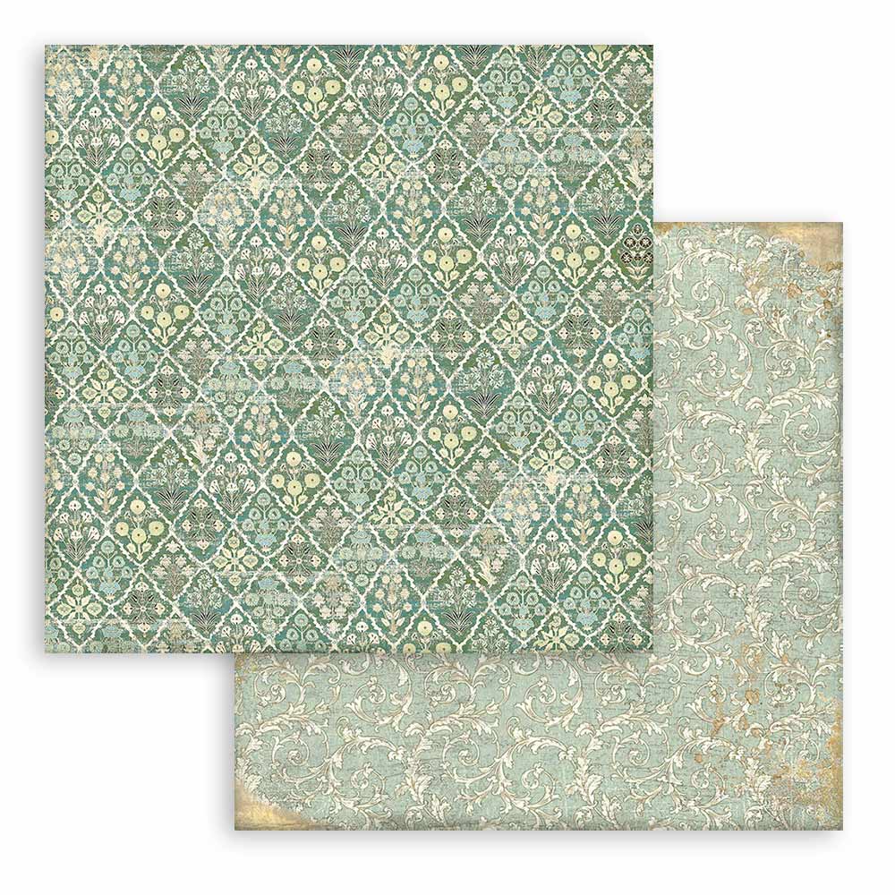 Stamperia -  Maxi Background selection - Christmas Greetings  - 10 olika dubbelsidiga ark 12x12" - 3