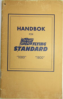 Flying Standard "1000" och "1800" Handbok svensk
