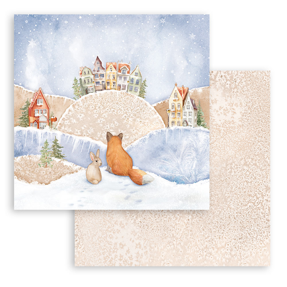 Stamperia -  Winter Valley  - 10 olika dubbelsidiga ark 12x12"