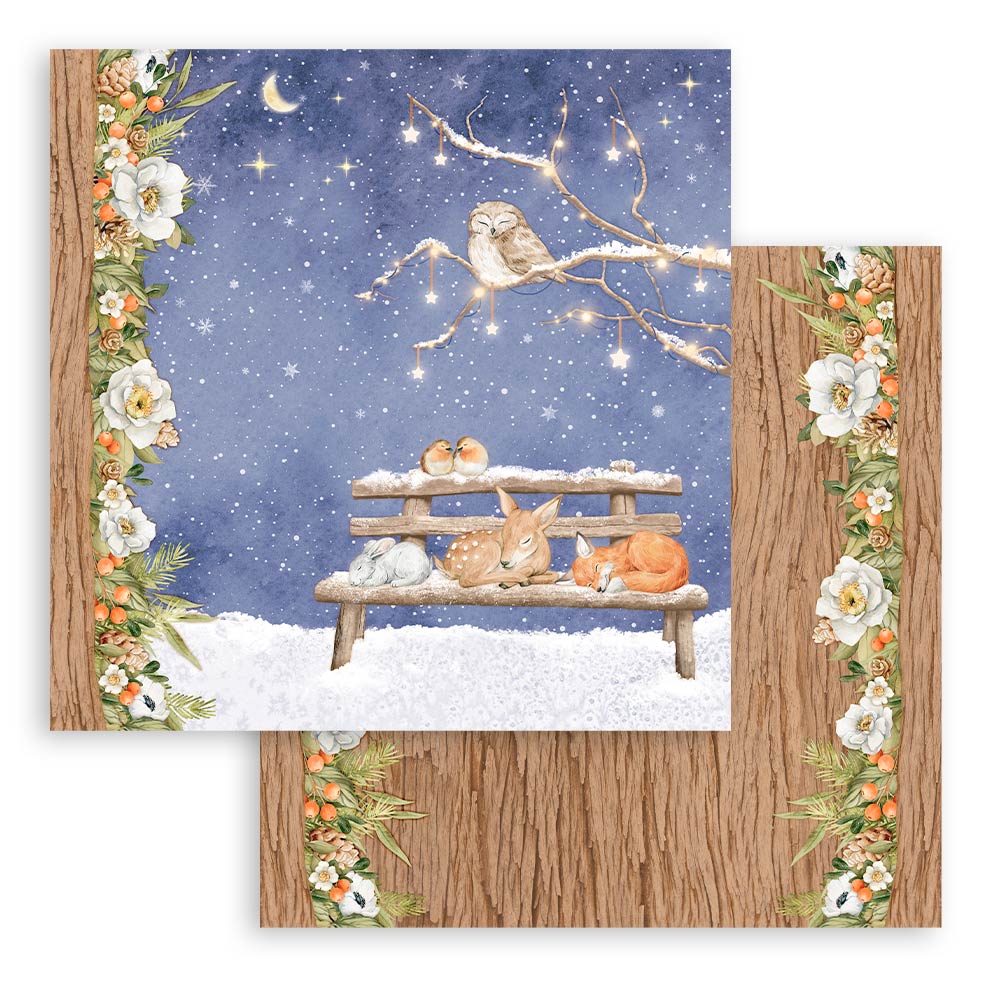 Stamperia -  Winter Valley  - 10 olika dubbelsidiga ark 12x12" - 6