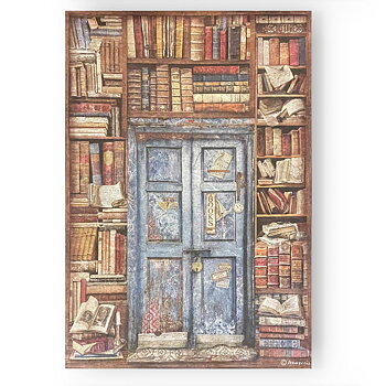 Stamperia - Rispapper A4 - Vintage Library door
