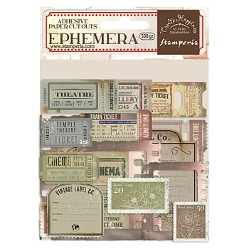Stamperia - Ephemera - Create Happiness Christmas tickets