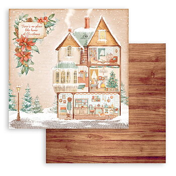 Stamperia - All Around Christmas - 10 olika dubbelsidiga ark 8x8"