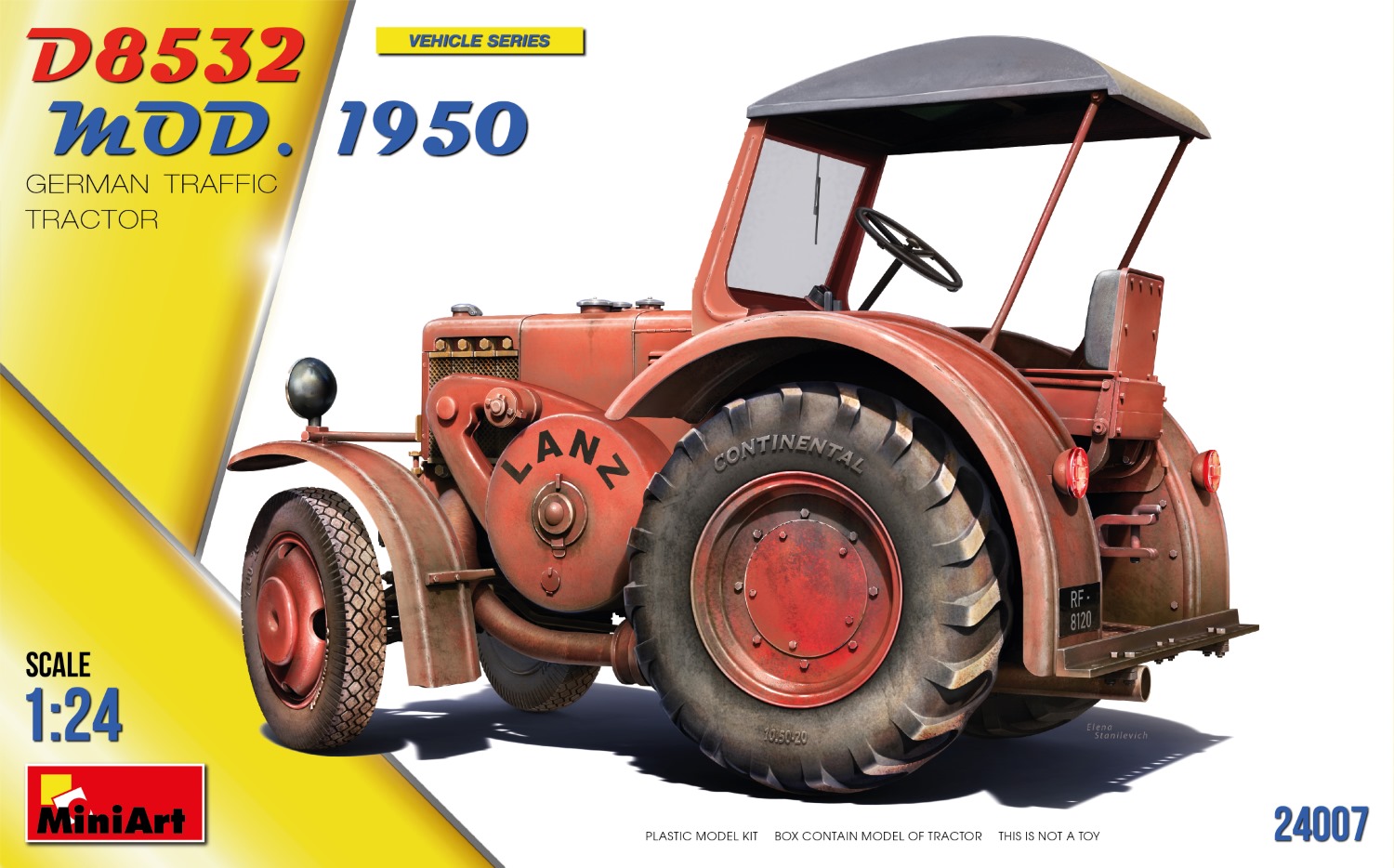 1/24 GERMAN TRAFFIC TRACTOR D8532 MOD.1950