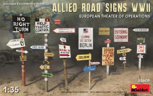 1/35 Allied Road SignsWWII. European Theatre of Oper.