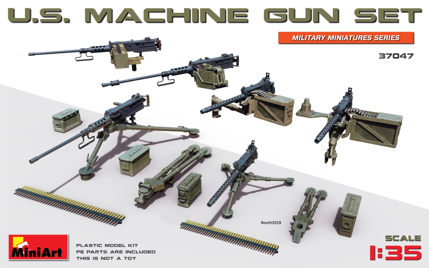 1/35 U.S. Machine Gun Set