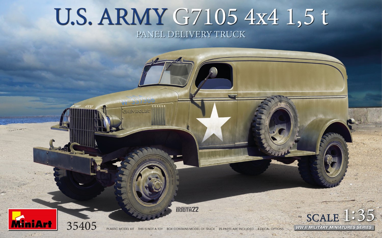 1/35 U.S. Army G7105 4?4 1,5 t Panel Van