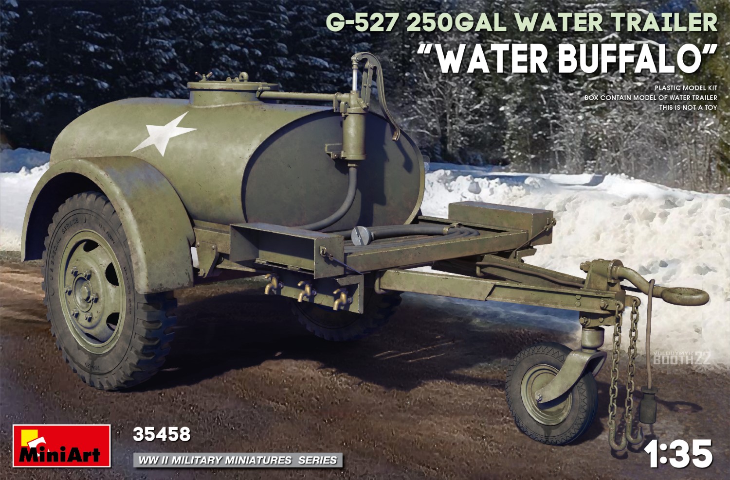 1/35 G-527 250gal Water Trailer Water Buffalo