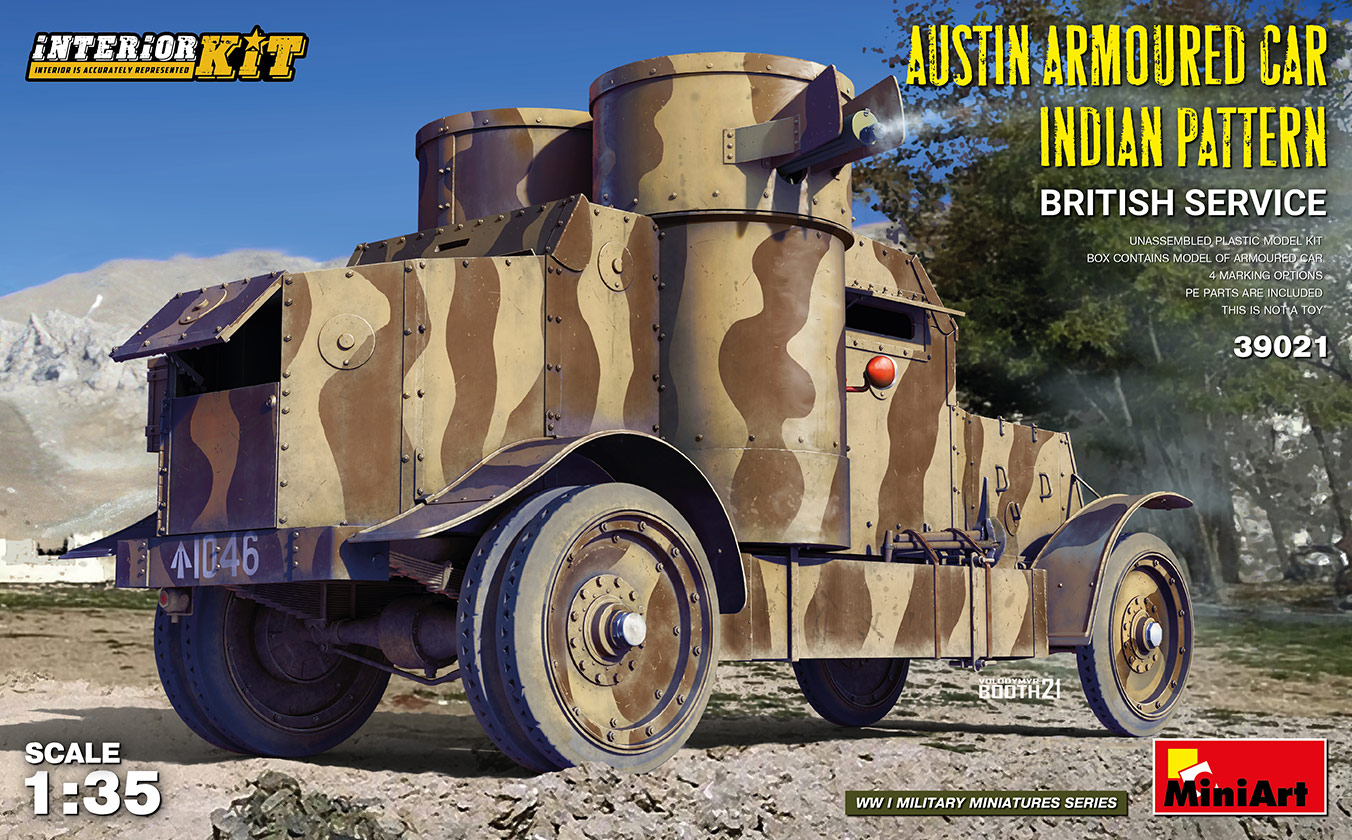 1/35 AUSTIN ARMOURED CAR INDIAN PATTERN. BRITISH SERVICE. INTERIOR KIT